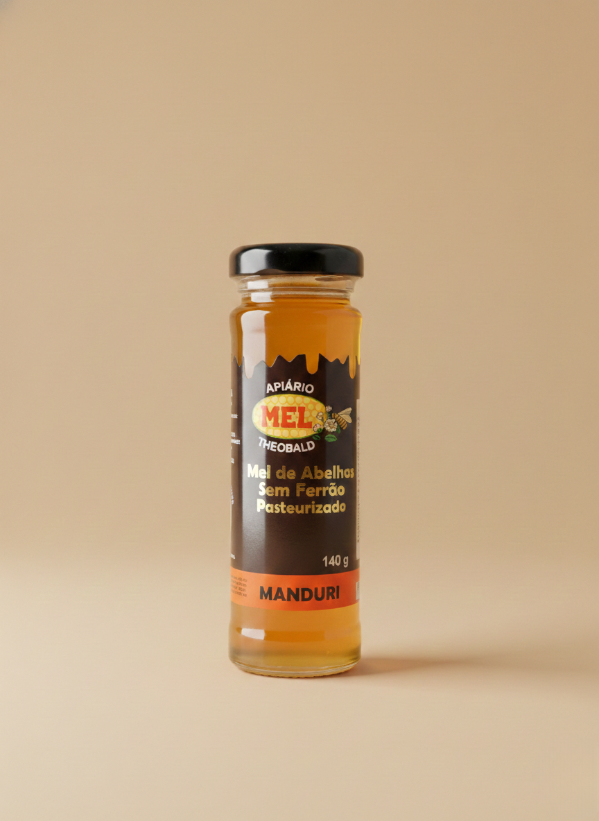 Mel de Abelha sem ferrão Pasteurizado - Manduri [140g]