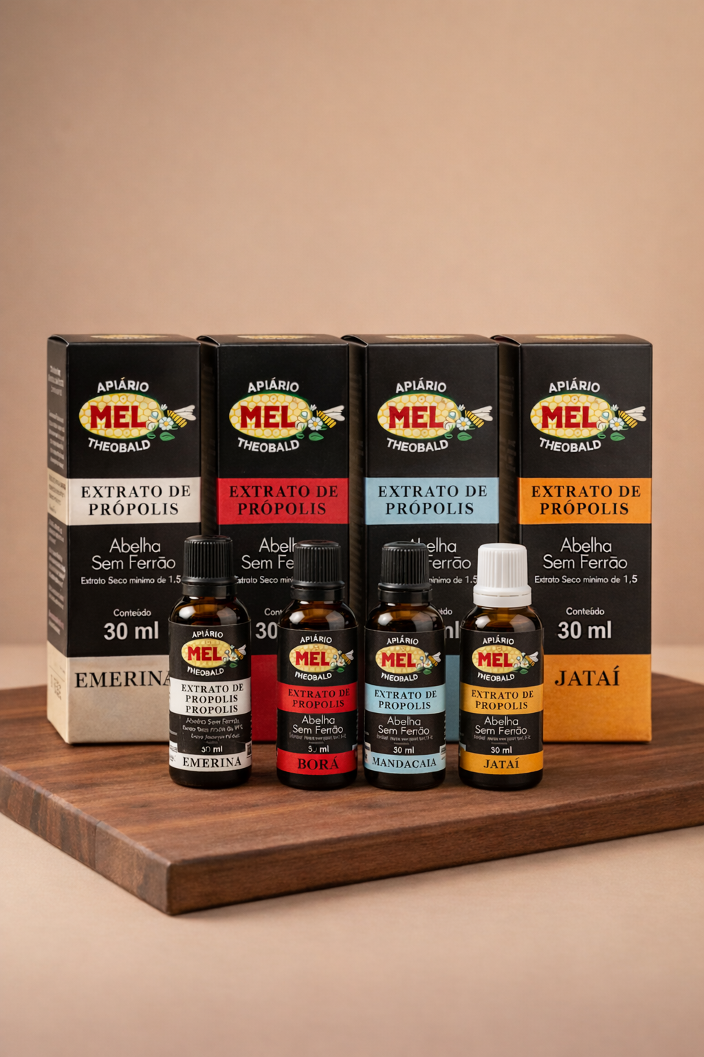 Kit 4 Extrato de Própolis de Abelha sem ferrão