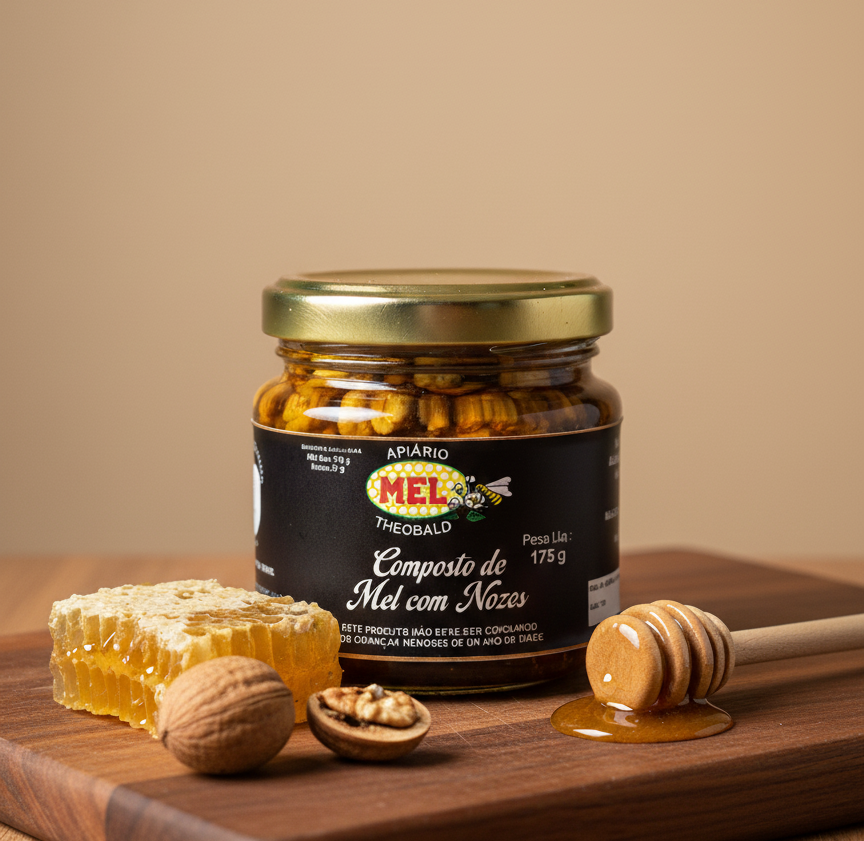 Mel com Nozes 175g