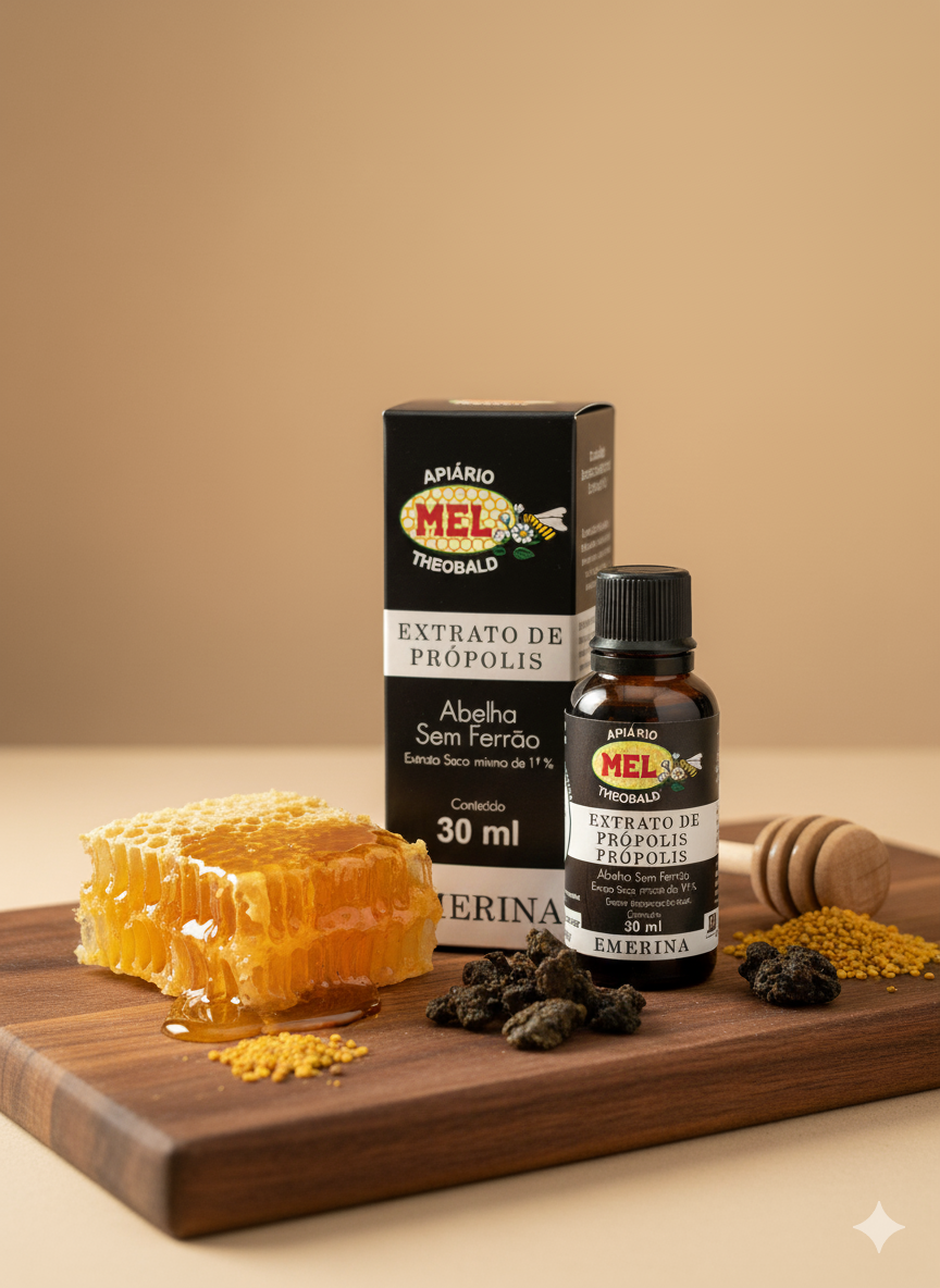 Extrato de Própolis - Emerina 30ml [Abelha sem Ferrão]