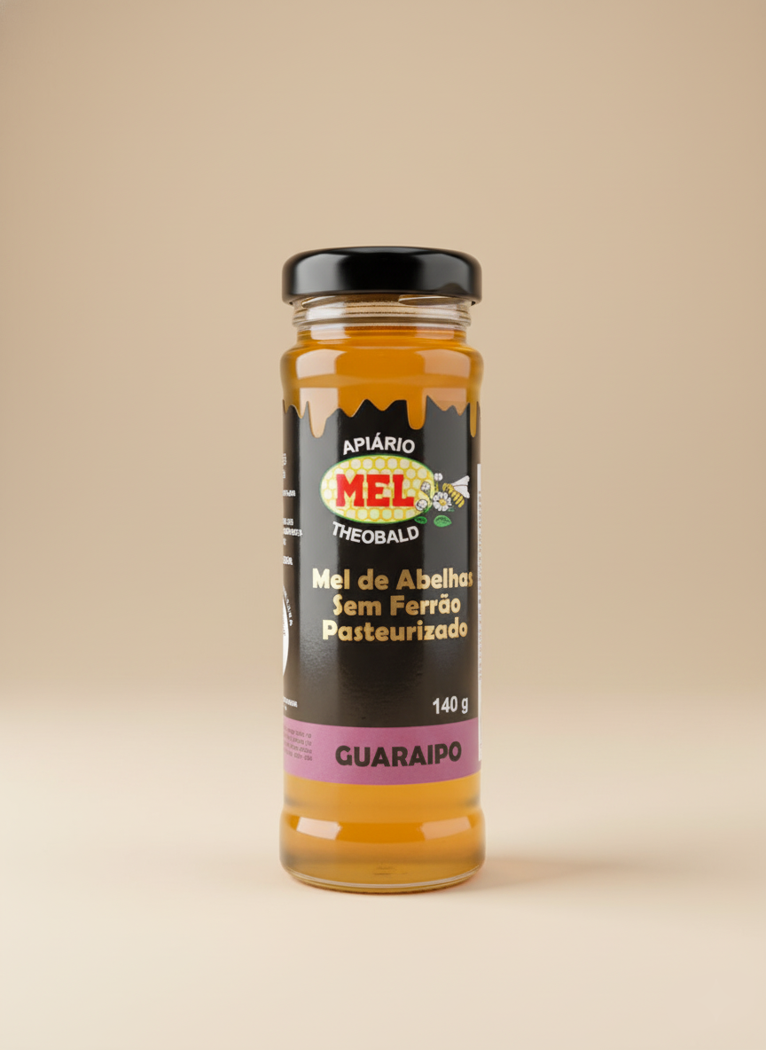 Mel de Abelha sem ferrão Pasteurizado - Guaraipo [140g]