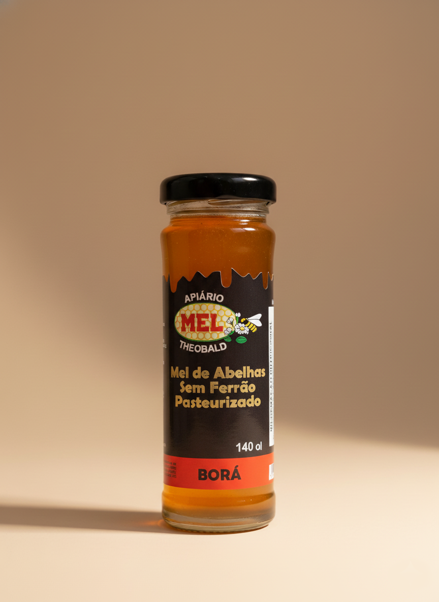 Mel de Abelha sem ferrão Pasteurizado - Borá [140g]