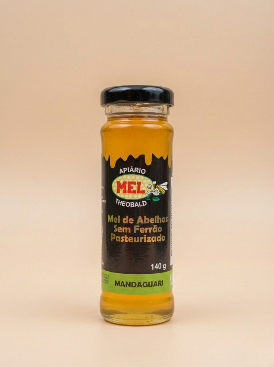 Mel de Abelha sem ferrão Pasteurizado - Mandaguari [140g]
