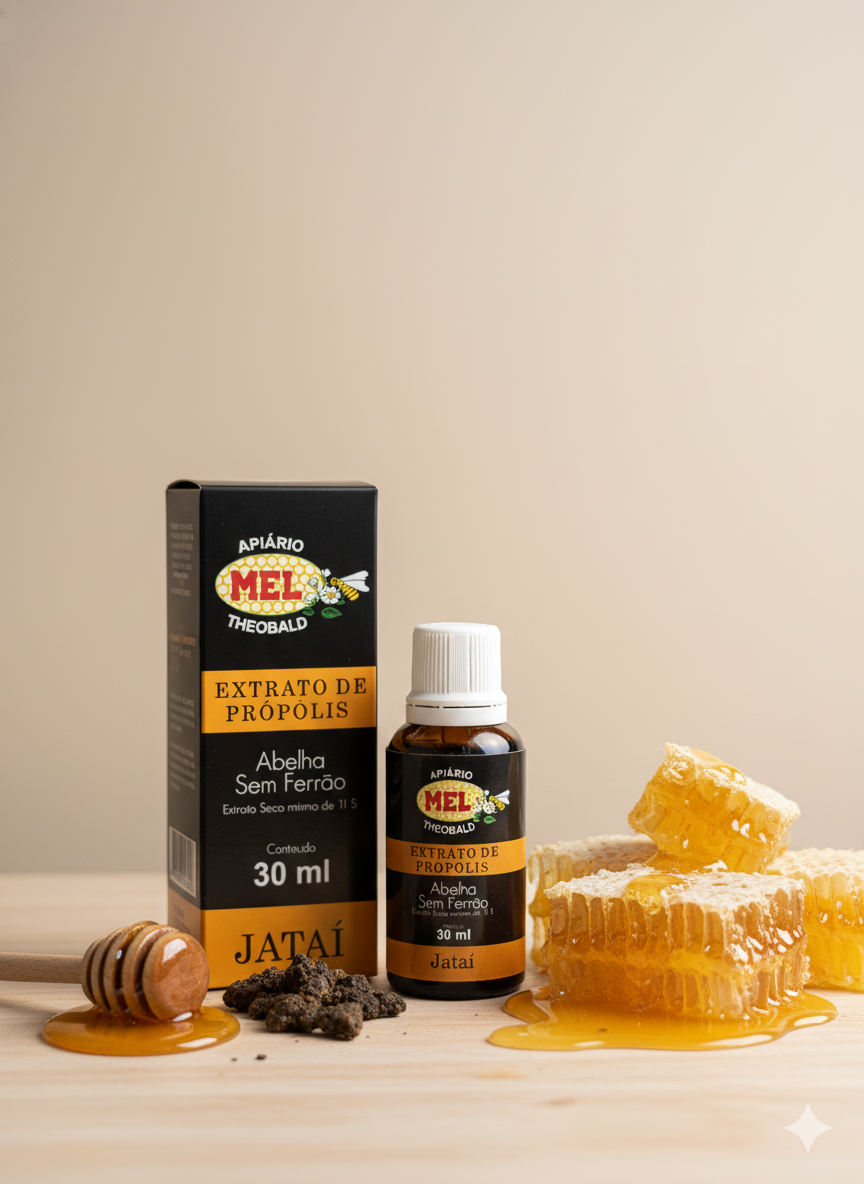 Extrato de Própolis - Jataí 30ml [Abelha Sem Ferrão]