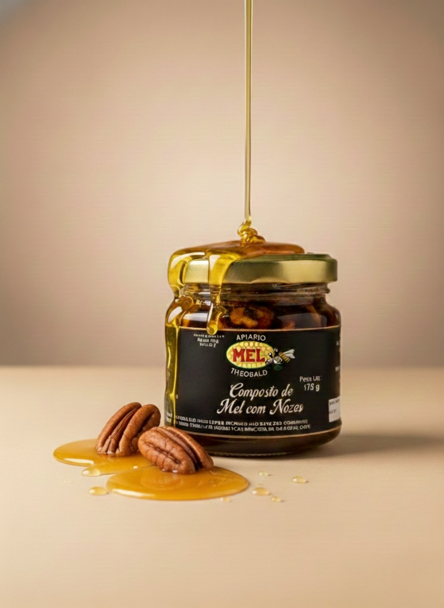 Mel Puro com Nozes Selecionadas – 175g