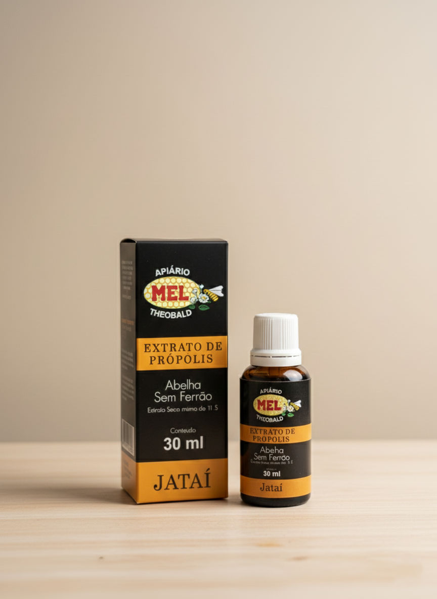 Extrato de Própolis de Jataí – 30ml | Abelha Sem Ferrão