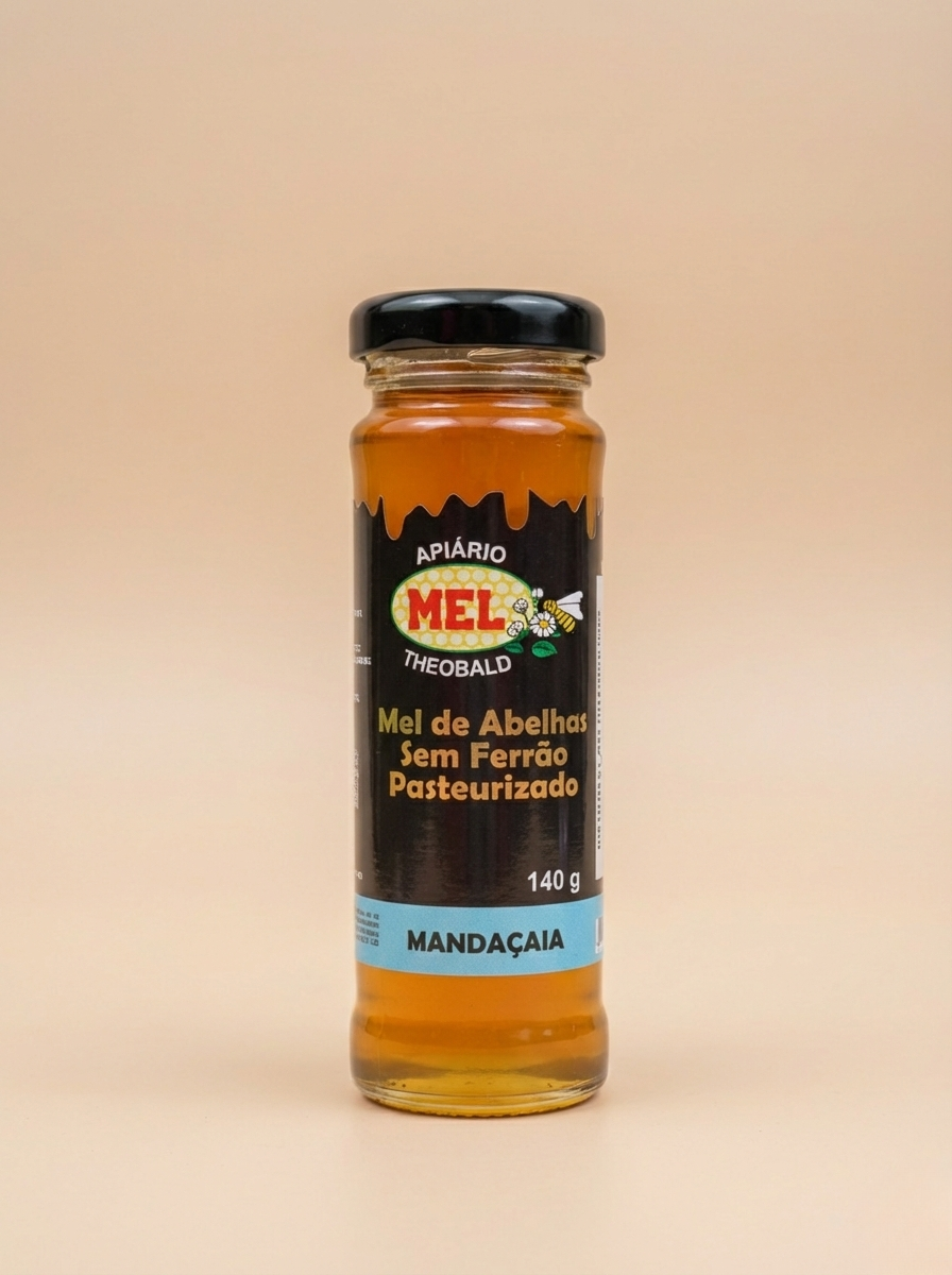 Mel de Abelha sem ferrão Pasteurizado - Mandaçaia [140g]