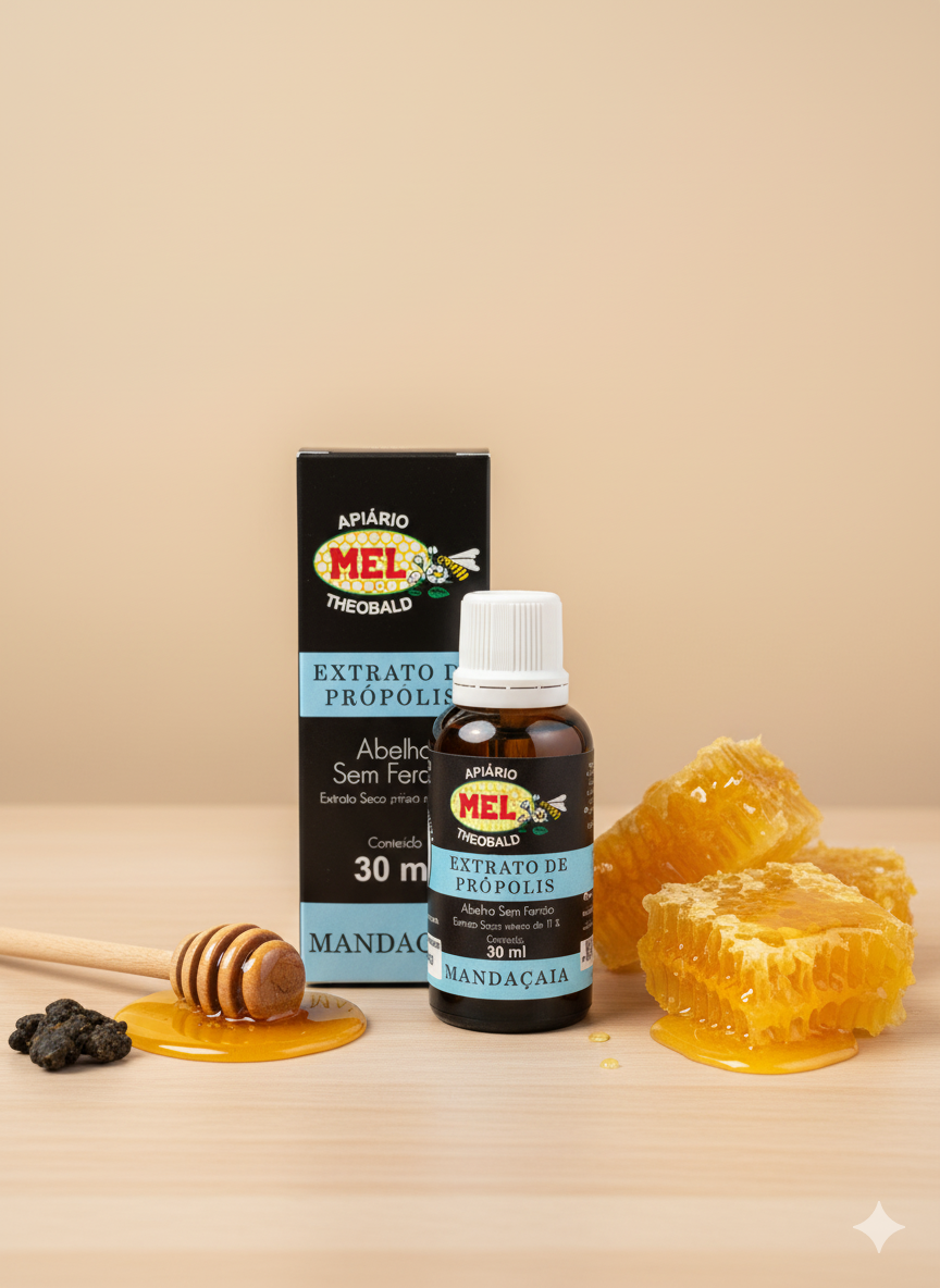 Extrato de Própolis - Mandaçaia 30ml [Abelha Sem Ferrão]