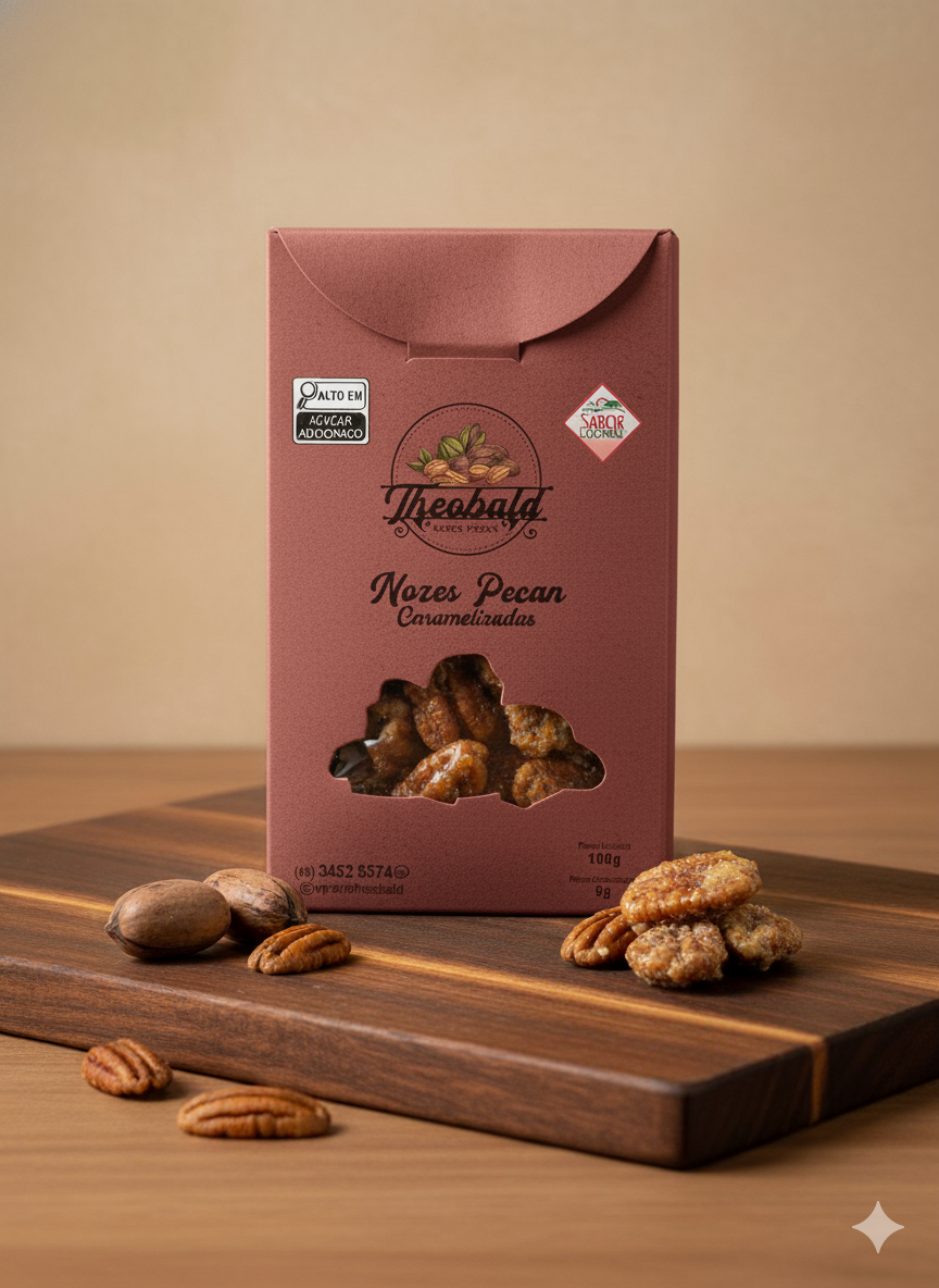 Nozes Pecan Caramelizadas 100g