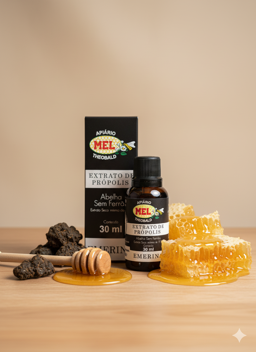 Extrato de Própolis - Emerina 30ml [Abelha sem Ferrão]