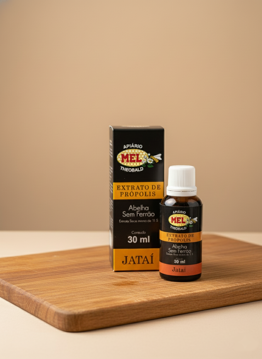 Extrato de Própolis de Jataí – 30ml | Abelha Sem Ferrão