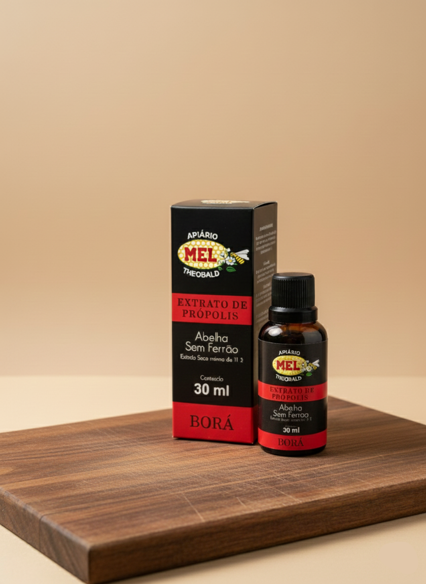 Extrato de Própolis de Borá – 30ml | Abelha Sem Ferrão