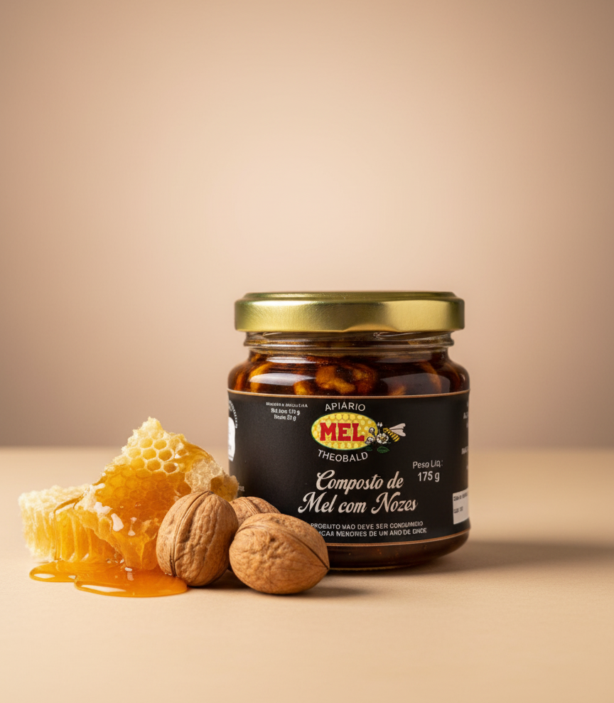 Mel com Nozes 175g