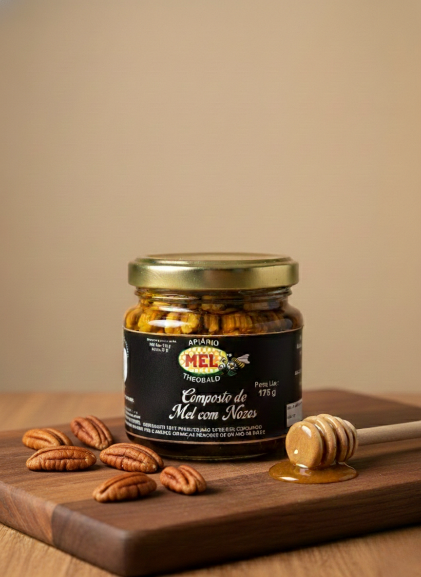 Mel Puro com Nozes Selecionadas – 175g