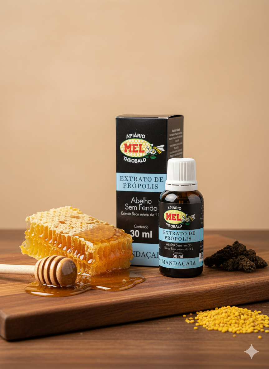 Extrato de Própolis - Mandaçaia 30ml [Abelha Sem Ferrão]