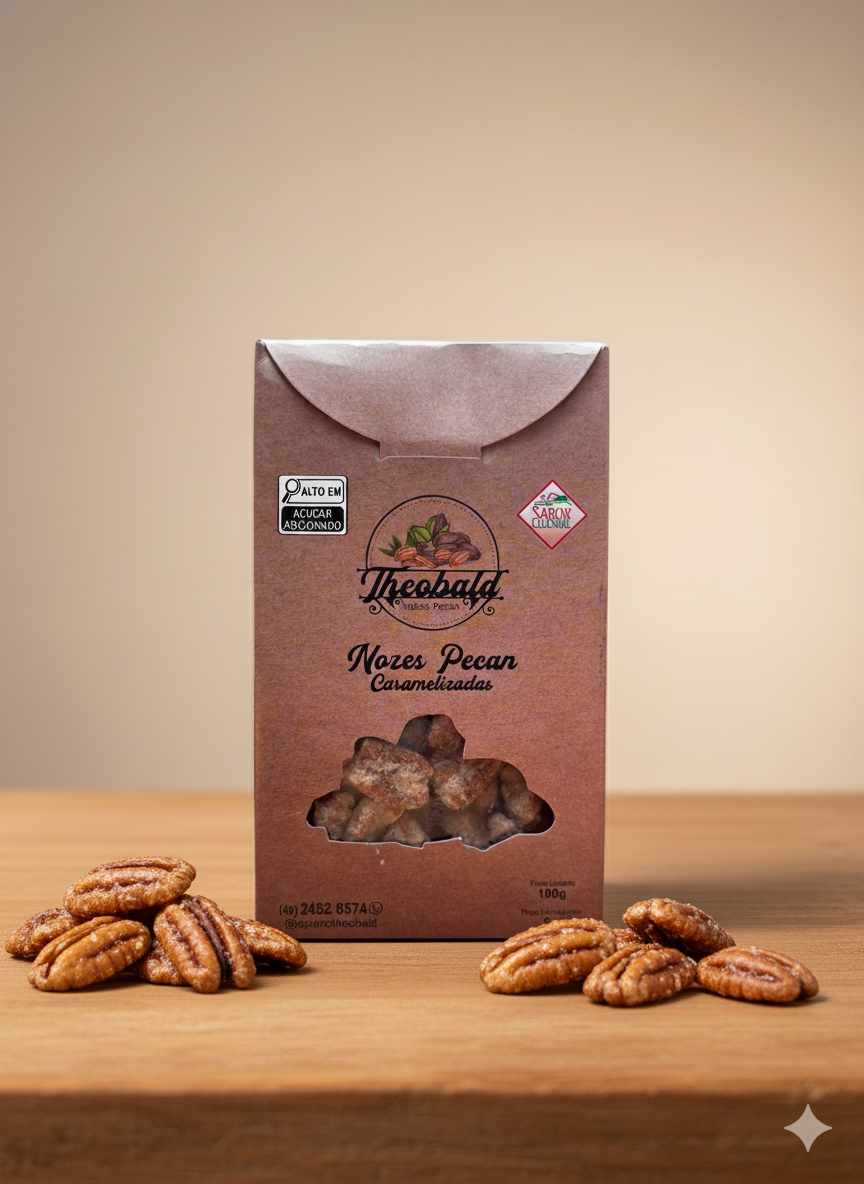 Nozes Pecan Caramelizadas 100g