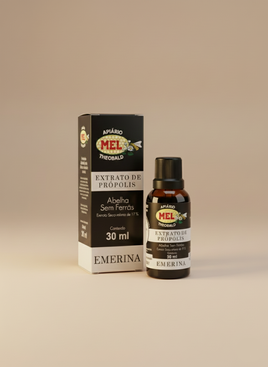 Extrato de Própolis de Emerina – 30ml | Abelha Sem Ferrão