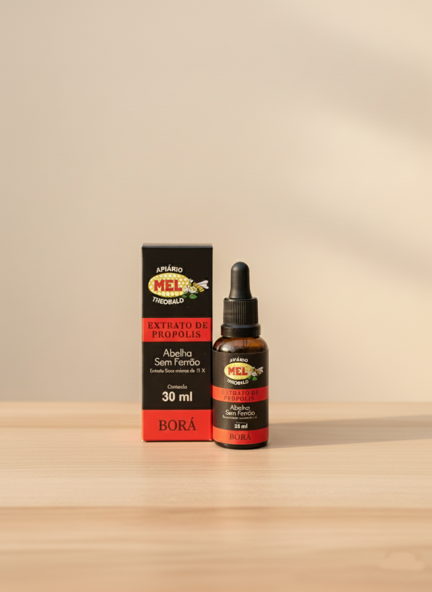 Extrato de Própolis de Borá – 30ml | Abelha Sem Ferrão