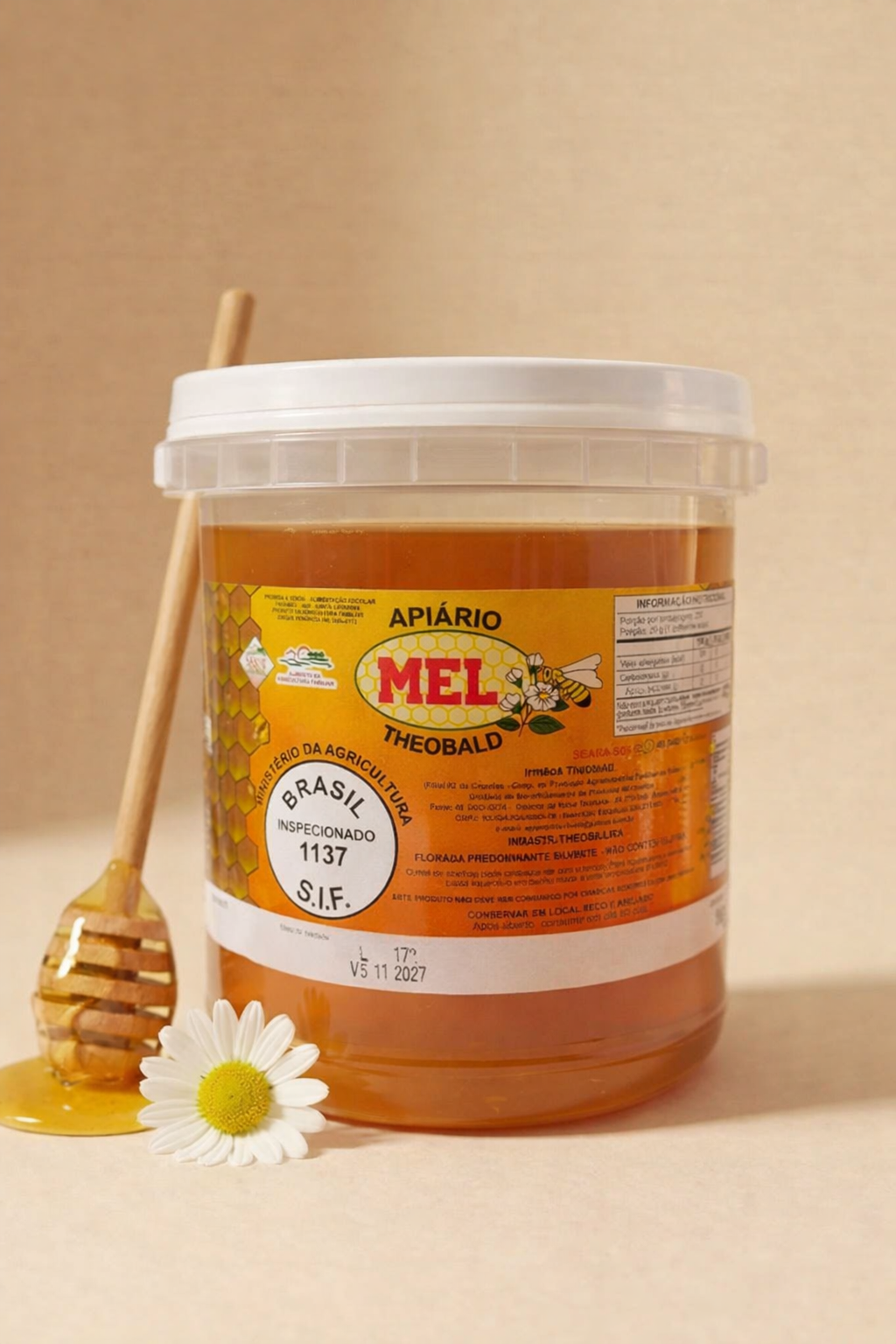Balde de Mel Puro Artesanal - 5kg