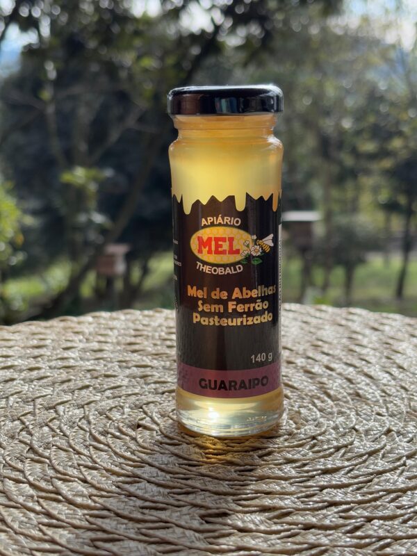 Mel Abelha sem Ferrão Guaraipo Pasteurizado 140g Embalagem de vidro - 1un