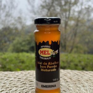 Mel Abelha sem Ferrão Emerina Maturado 140g Embalagem de vidro - 1un